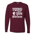 thumbnail image 1 of Adult Education Is Important But Hockey Is Importanter Long Sleeve T-Shirt, 1 of 1