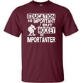 thumbnail image 1 of Adult Education Is Important But Hockey Is Importanter T-Shirt, 1 of 1