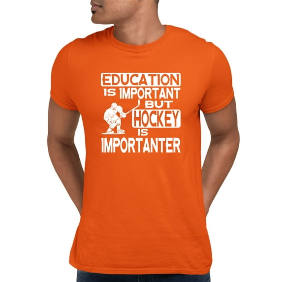 Adult Education Is Important But Hockey Is Importanter T-Shirt
