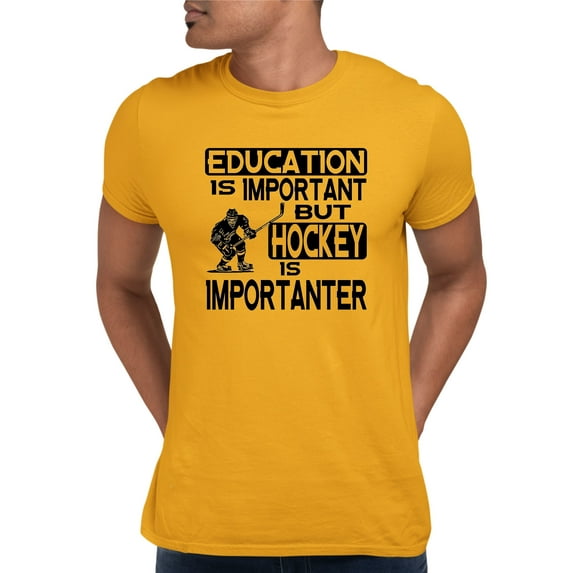 Adult Education Is Important But Hockey Is Importanter T-Shirt