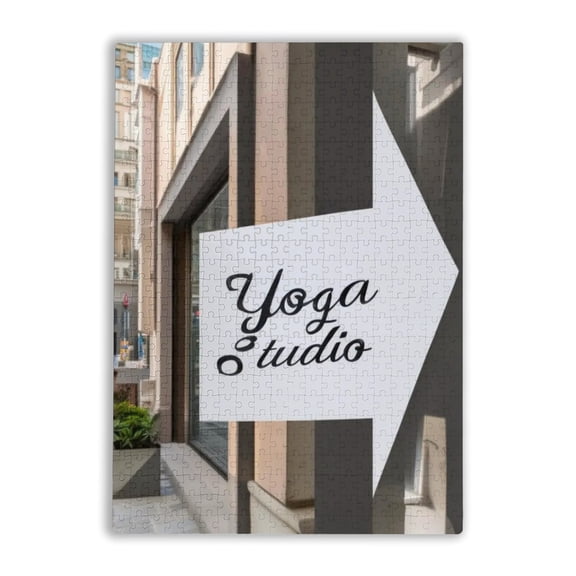 Adult Educational And Fun Puzzles 500 Pieces Yoga Studio Arrow Suitable For Those Who Like Challenging Family Leisure And Entertainment Toys