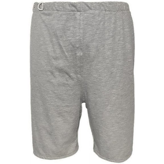 Adult Elderly Cloth Incontinence Shorts - Washable, Leak-Proof Cotton Underwear for Bedridden Care, Men, and Women (Blue,Large)