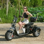 Ehoodax Adult Electric 3 Wheel Scooter 2000W Motor, Max Speed 35-45KM/H, Max Load 250KG