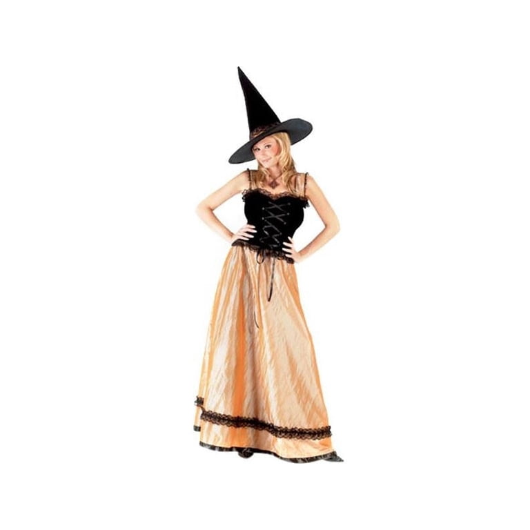elegant witch dress Joyfy Women Long Black Gothic Witch Dress Halloween Costume Fancy Dress-up Cosplay