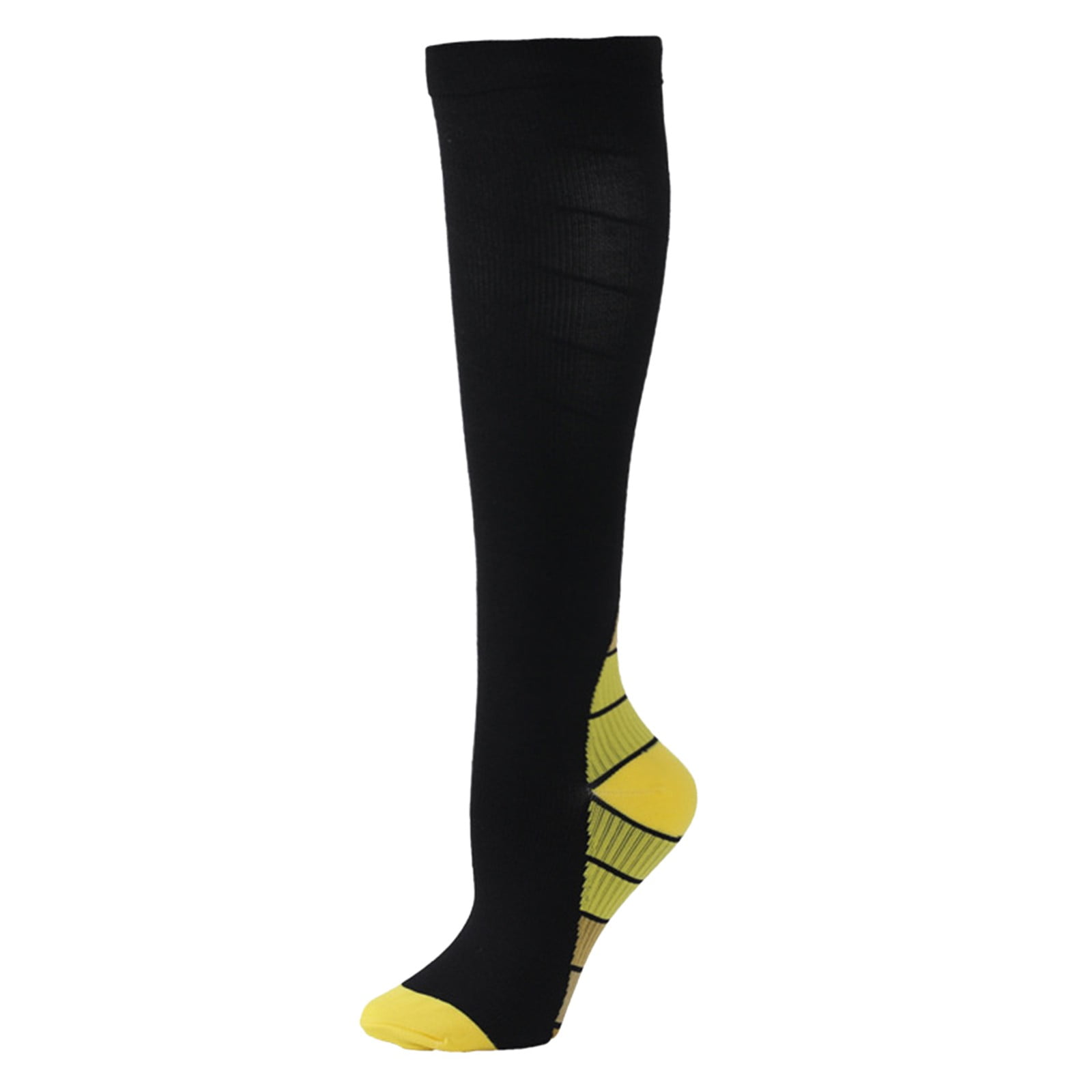 Adult Fashion Gradient Sports Compression Socks Elastic Socks Slim Leg