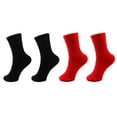 thumbnail image 1 of Adult Feather Light Fuzzy Socks - Assortment I - 4 Pair Value Pack, 1 of 5