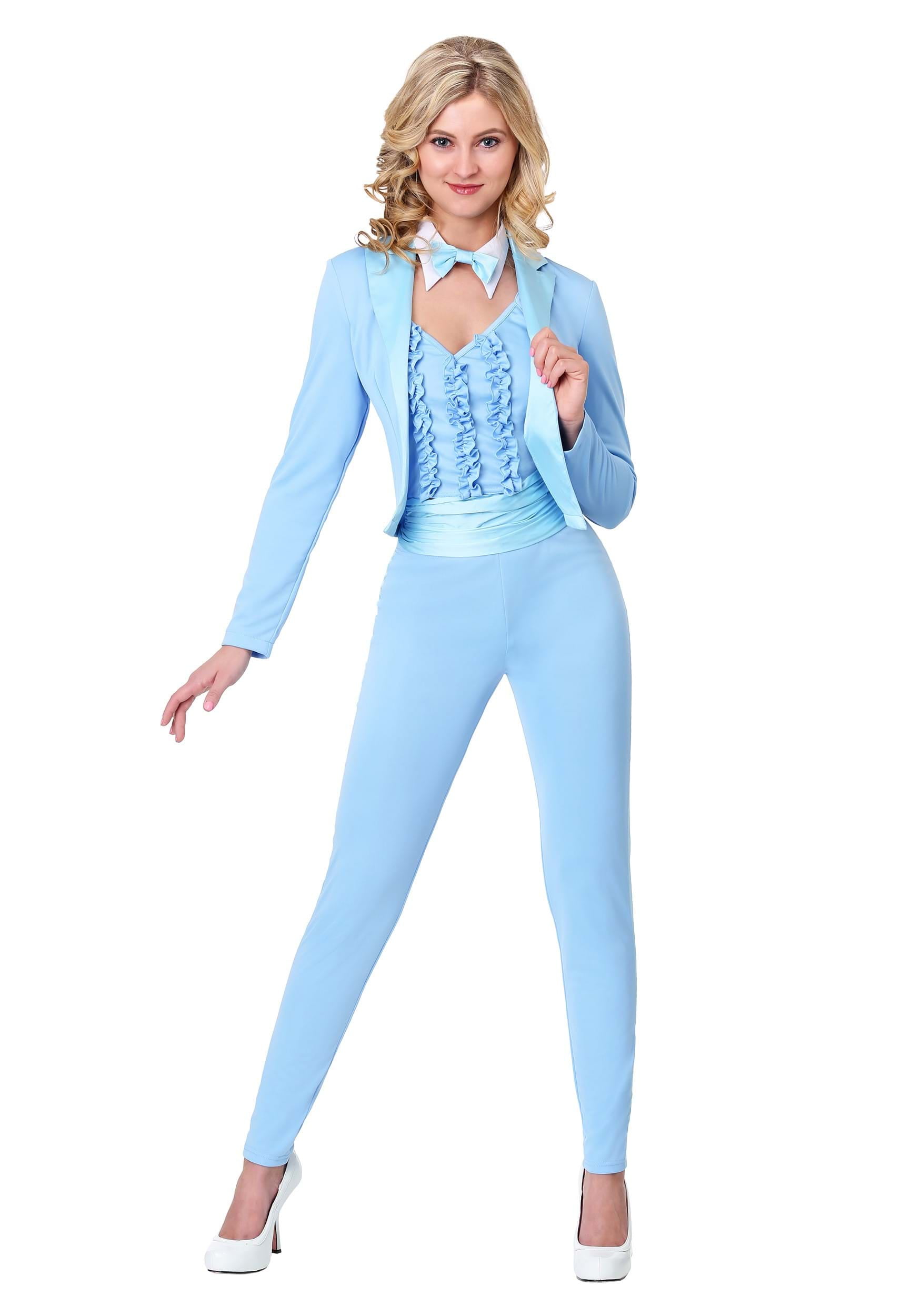 Blue womens deals tuxedo suit