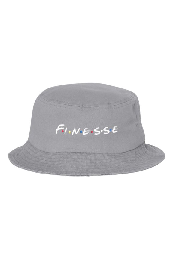 Adult Finesse Embroidered Bucket Cap Dad Hat