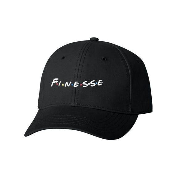 Adult Finesse Embroidered Dad Hat Structured Cap