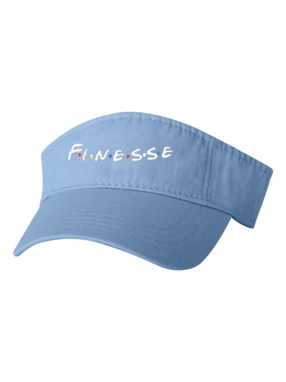 Adult Finesse Embroidered Visor Dad Hat
