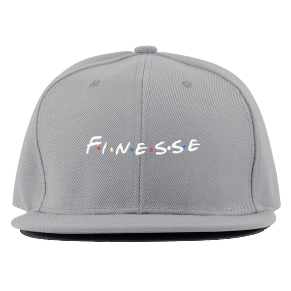 Adult Finesse Flat Bill Snapback Cap