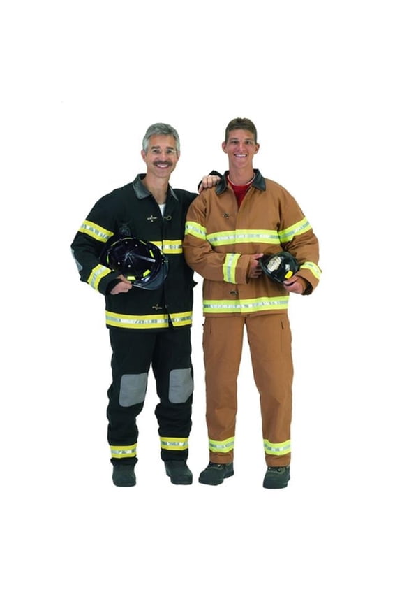 Adult Fire Fighter Suit size SML - Tan