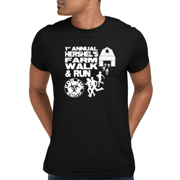Adult First Annual Hershel's Farm Walk & Run For The Cure T-Shirt