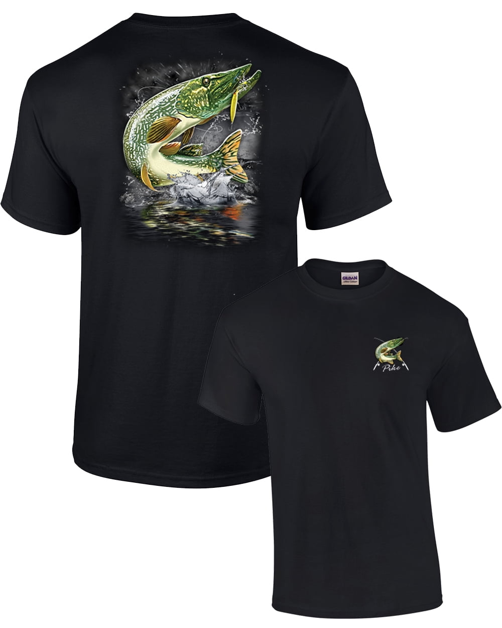 Fire Fit Designs Fishing Shirts for Men - Fishing Shirt - Mens Fishing Shirts - Fishing Master T-Shirt - Fishing Gift Shirt, Men's, Size: Small, Black