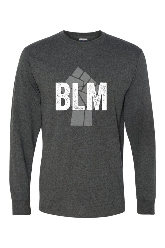 Adult Fist BLM Black Lives Matter Long Sleeve T-Shirt