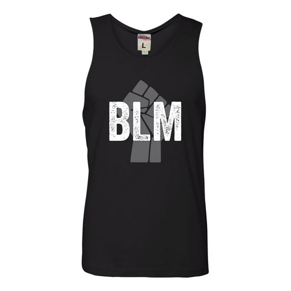 Adult Fist BLM Black Lives Matter Sleeveless Tank Top Cotton T-Shirt