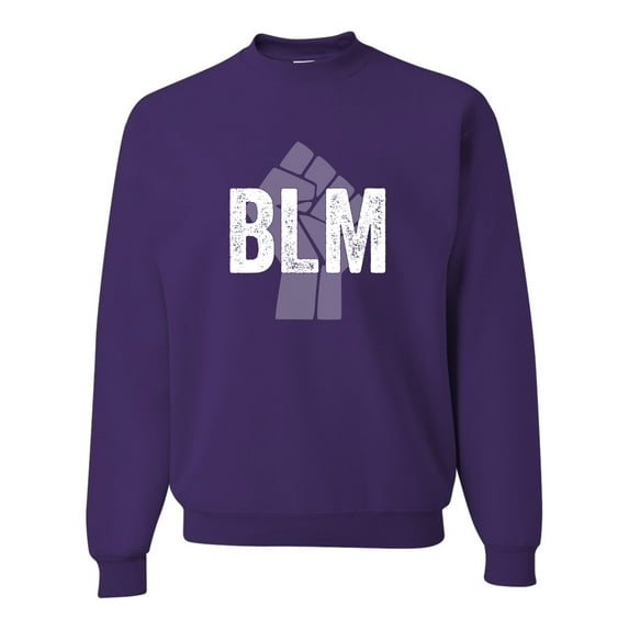 Adult Fist BLM Black Lives Matter Sweatshirt Crewneck