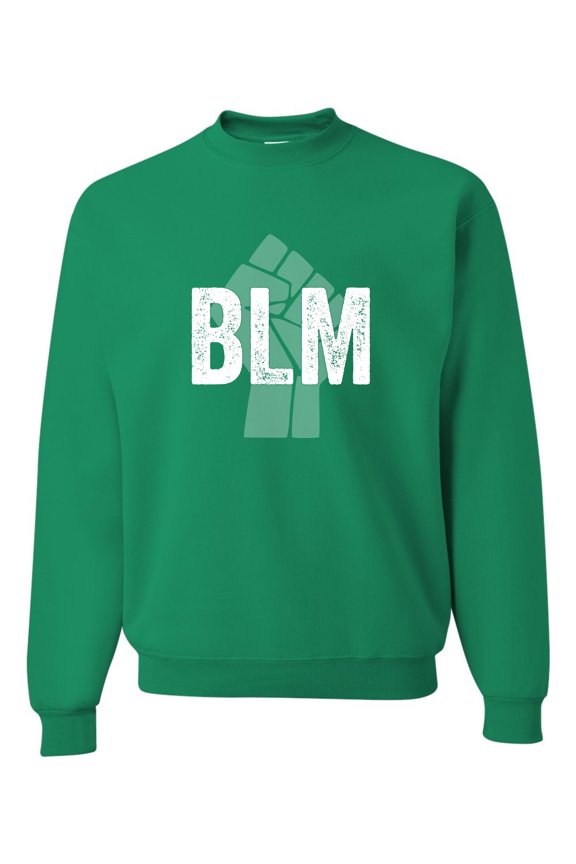 Adult Fist BLM Black Lives Matter Sweatshirt Crewneck