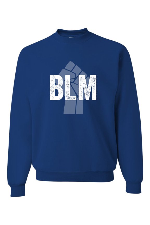 Adult Fist BLM Black Lives Matter Sweatshirt Crewneck