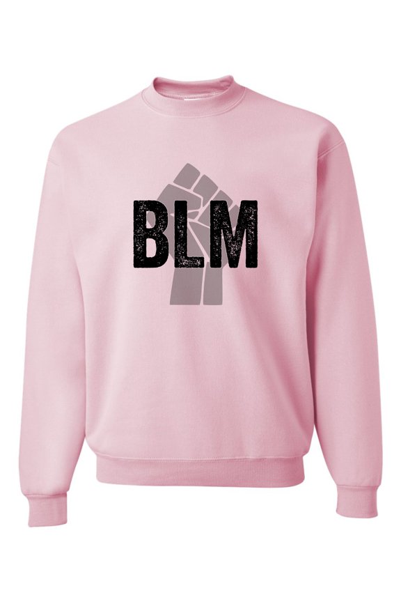 Adult Fist BLM Black Lives Matter Sweatshirt Crewneck