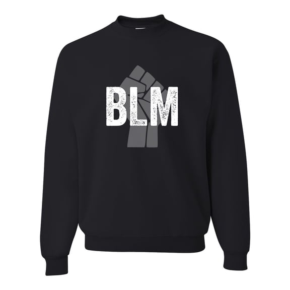 Adult Fist BLM Black Lives Matter Sweatshirt Crewneck