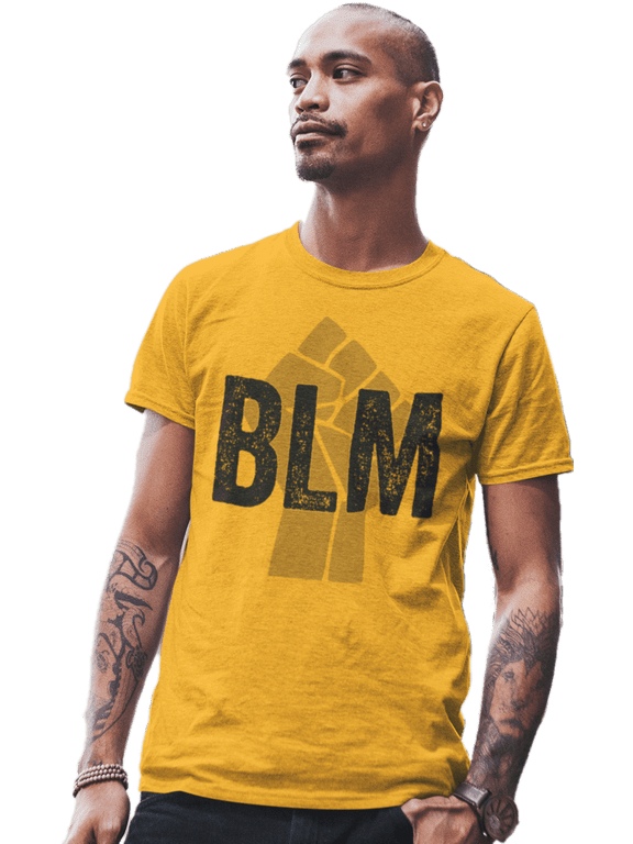 Adult Fist BLM Black Lives Matter T-Shirt