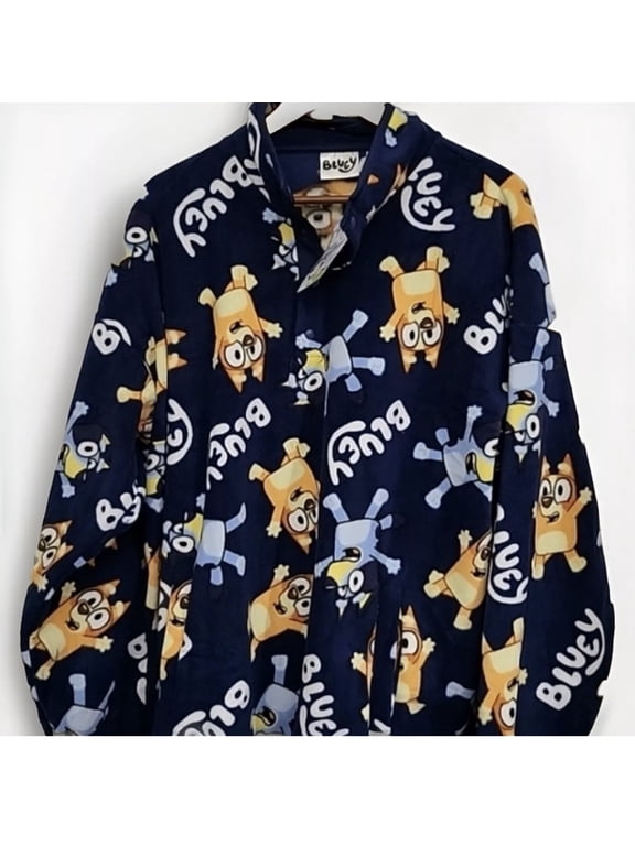 Adult Fleece Bluey Pull-Over Size Medium