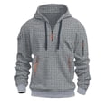 thumbnail image 1 of Adult Fleece Hoodie Sweatshirt Blazer Hoodie Blue Oversized Jean Hoodie White Hoodie Blazer Hoodie Lightweight Lined Hoodies Young Adult Fashion, 1 of 2