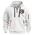 thumbnail image 1 of Adult Fleece Hoodie Sweatshirt Men Blazer Hoodie Casual Blazer Slim Fit Black Hoodies V Neck Puffer Hoodie No Hood Young Adult Fashion, 1 of 4