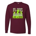 thumbnail image 1 of Adult Floss Like A Boss Long Sleeve T-Shirt, 1 of 1
