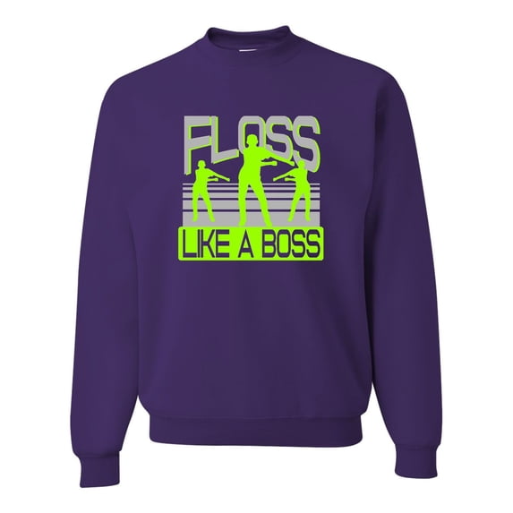 Adult Floss Like A Boss Sweatshirt Crewneck