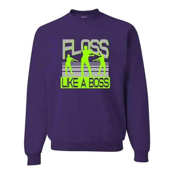 Adult Floss Like A Boss Sweatshirt Crewneck