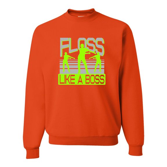Adult Floss Like A Boss Sweatshirt Crewneck