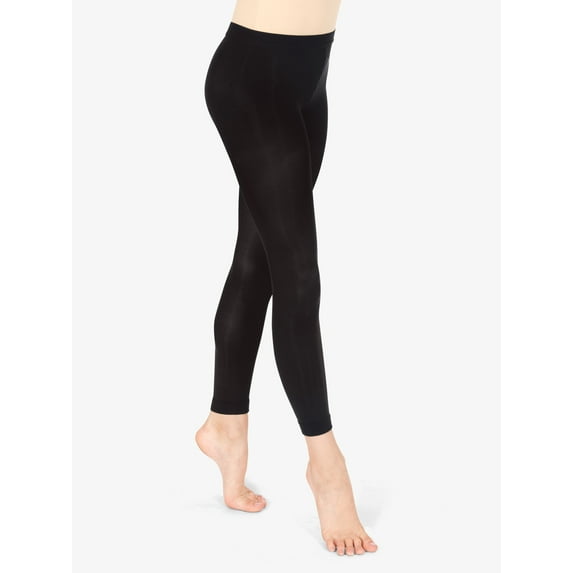 Child Footless Microfiber Dance Tights