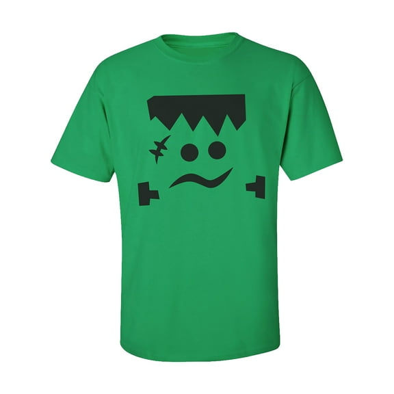 Adult Frankenstein Short Sleeve T-Shirt in green