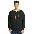 thumbnail image 1 of Adult French Terry Zip Hoodie - BLACK/ GOLD - 2XL, 1 of 3