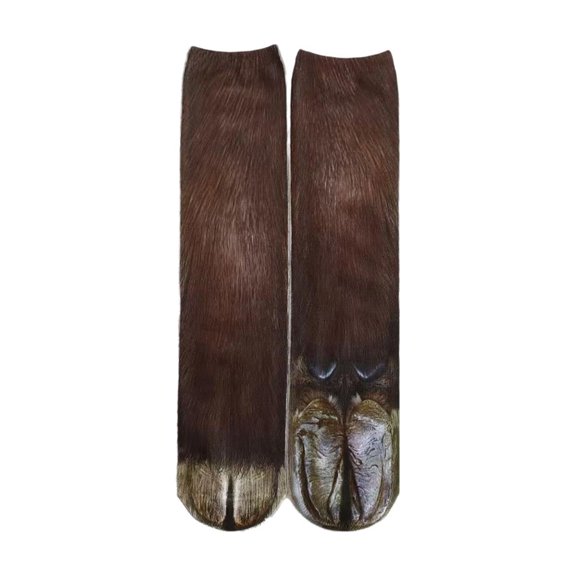 Adult Fun Animal Digital Printing Socks - Realistic Design, Quirky/Cute, Style R