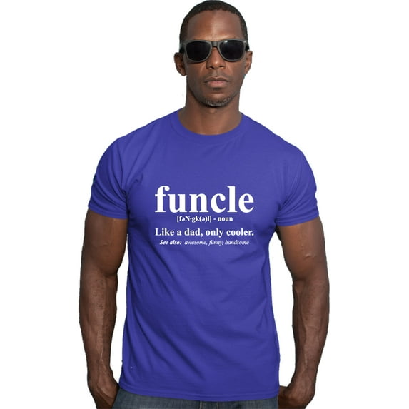 Adult Funcle Funny Uncle Deluxe T-Shirt