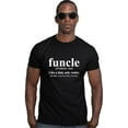 thumbnail image 1 of Adult Funcle Funny Uncle Deluxe T-Shirt, 1 of 1