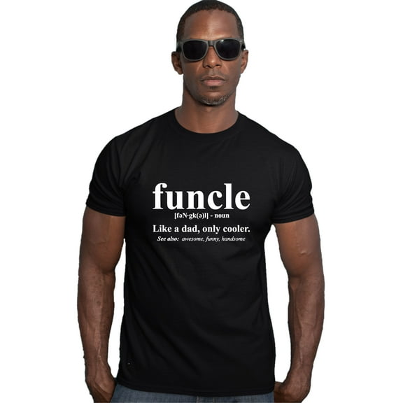 Adult Funcle Funny Uncle Deluxe T-Shirt