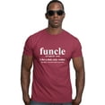 thumbnail image 1 of Adult Funcle Funny Uncle Deluxe T-Shirt, 1 of 1
