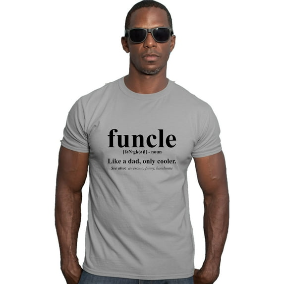Adult Funcle Funny Uncle Deluxe T-Shirt