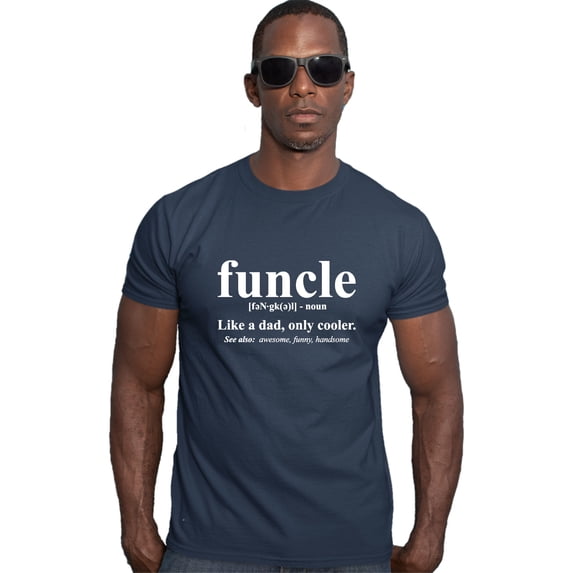 Adult Funcle Funny Uncle Deluxe T-Shirt
