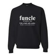 thumbnail image 1 of Adult Funcle Funny Uncle Sweatshirt Crewneck, 1 of 1