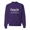 thumbnail image 1 of Adult Funcle Funny Uncle Sweatshirt Crewneck, 1 of 1