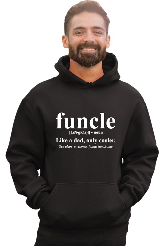 Adult Funcle Funny Uncle Sweatshirt Hoodie