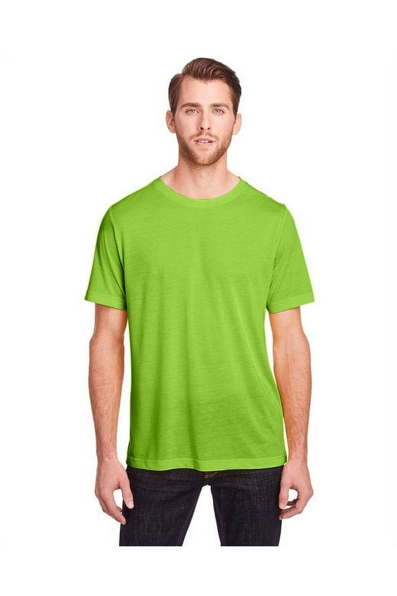 Adult Fusion ChromaSoft Performance T-Shirt ACID GREEN 2XL