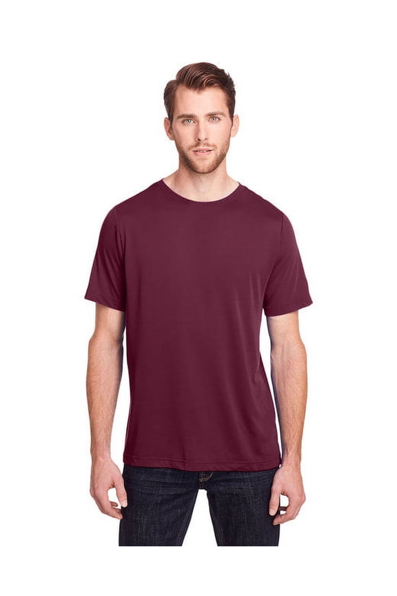 Adult Fusion ChromaSoft Performance T-Shirt BURGUNDY 5XL