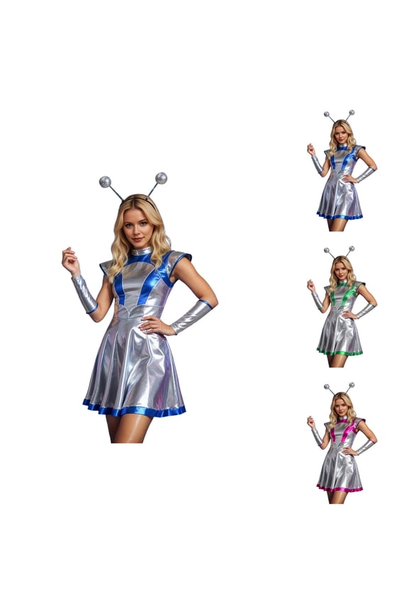 Adult Futuristic Elegant Court Style Alien Character Roleplay Outfit