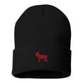 thumbnail image 1 of Adult G.O.A.T. Jordan #23 Goat Greatest Of All Time Embroidered Cuffed Knit Beanie Cap, 1 of 1